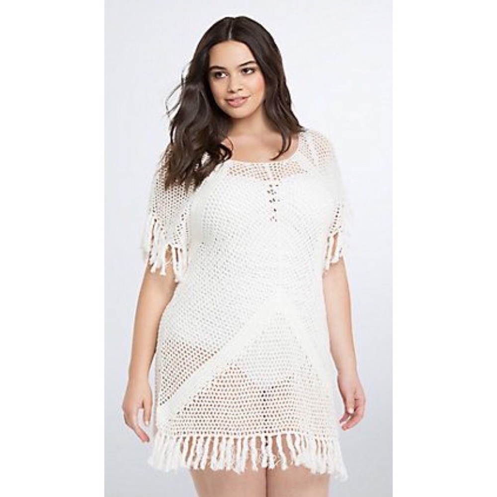 Torrid Crochet Swimsuit Cover up